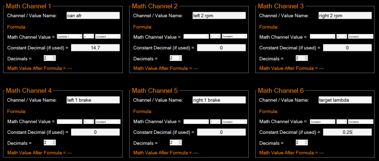 Dynolyze hub dyno software math channels